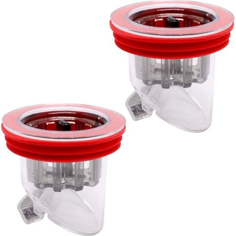 Siphon de sol anti-odeurs - siphon de sol - siphon de sol - siphon de sol de douche - siphon - clapet anti-retour avec clapet anti-retour - pour douches, salles de bains et cuisines, adapté - 2 pièces (1/4)