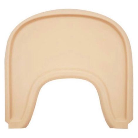 Vassoio per seggiolone Stokke in rosa baby per pasti organizzati e piacevoli con piatto in silicone color carne