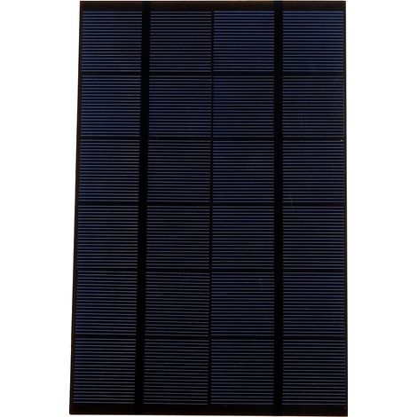 Panneau Solaire Monocristallin 4.2W 6V - Chargeur Portable Étanche Pour Camping Randonnée Vélo - 1 Pièce (1/5)