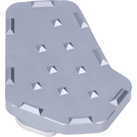 Hinterradbremshebelverlängerung für Motorräder, aus gerändelter 6061-Aluminiumlegierung, kompatibel mit F900XR 2020–2021, grau (1/5)