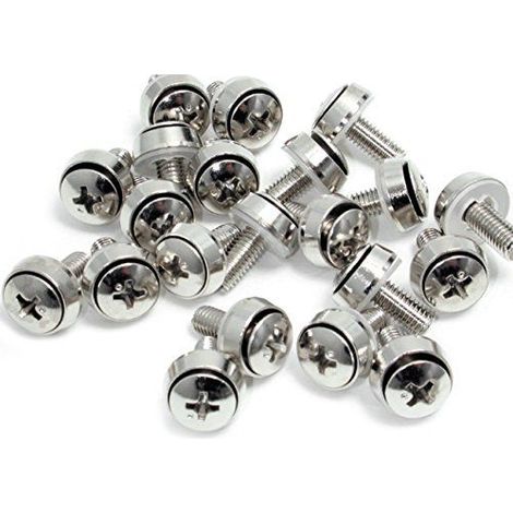 Startech M6 Schraube 12 mm Edelstahl Nickel Silber (1/3)