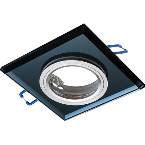Spot encastrable carré noir/chrome GU10 35W Eko-Light (1/4)