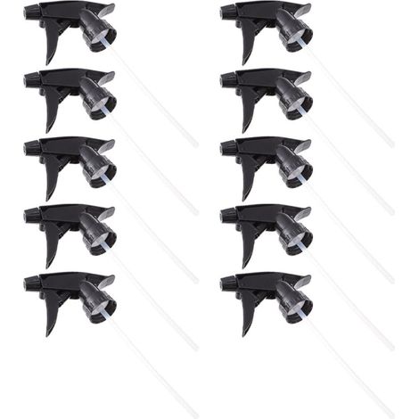 10 Buses de pulvérisateur, 2 modes réglables, plastique PET, pour jardinage, nettoyage, flacons divers