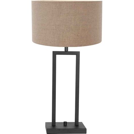 Steinhauer - lámpara de mesa - Stang - negro - lino metal - Ø