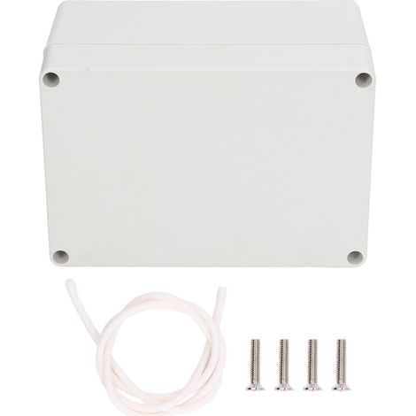 Boîte de Jonction, Boitier Electrique, Boite de Derivation Etanche, Boîtier de Projet DIY ABS IP65, Boîte de câblage, pour Les équipements électriques intérieure et extérieure (160x110x90mm) (1/5)
