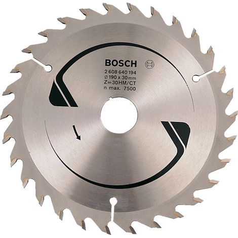 Bosch 190 x 30mm Speedline for Wood Circular Saw Blade 12T (2608640800)