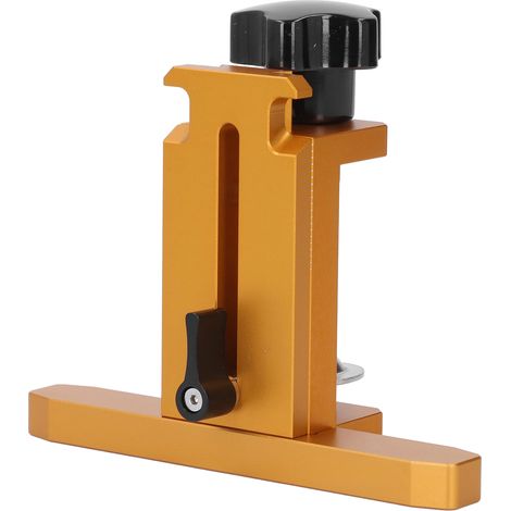 Calibreur pose porte meuble réglable en alliage aluminium, établi montage coulissant, redresseur placard doré, étau 58 mm (1/5)