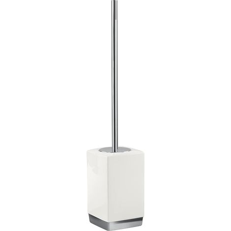 G-Lucy, Porte-Brosse WC Blanc, Brosse de Toilette fabriquée en céramique, Garantie 2 Ans, Dimensions 47 x 9,7 x 9,7 cm et Poids 0,884 kg, Design R&S, 2 Ans de Garantie (1/5)