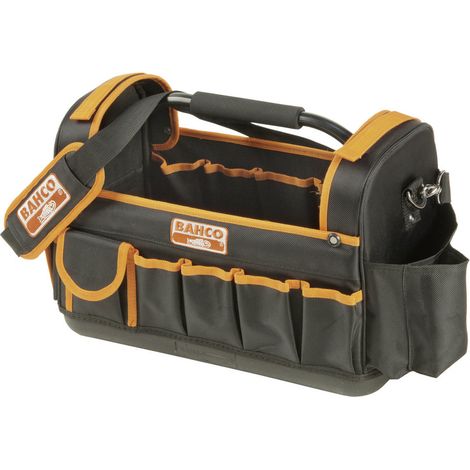 Bahco Offene Stoff-Werkzeugtasche mit festem Boden, 24 l, 300 mm x 240 mm x 410 mm