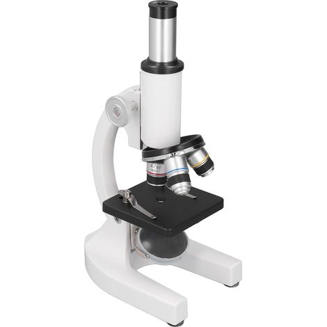 Microscope Monoculaire 640X à Double Molette de Mise au Point Coaxiale, Angle Réglable, Instrument Biologique pour Adultes et Enfants (1/5)