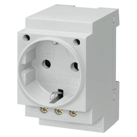 Modulare Steckdose 2P+Z 16A 230V Schuko für Schiene 5TE6800 (1/5)