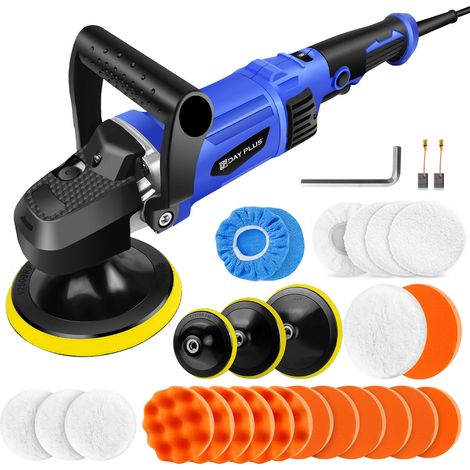 Buffers & Polishers Accessoires pour le detailing automobile Disque 180mm 6 Speeds
