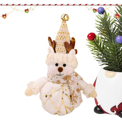Peluche natalizi, renne, Babbo Natale e bambole luminose (1/5)