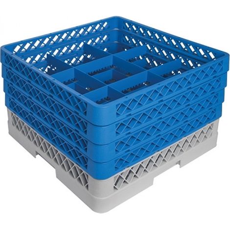 Casier à verres 9 compartiments diamètre 150 mm / H. 240 mm - Caterracks