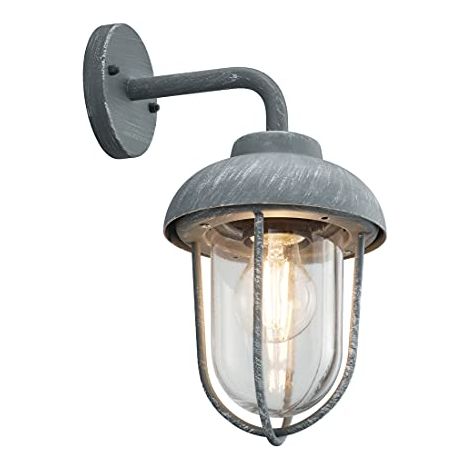 Applique Lanterna Da Esterno Duero Calcestruzzo H33 cm Trio Lighting (1/4)