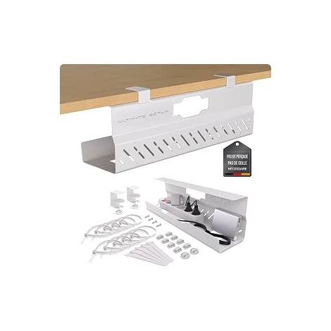 Office Cable Management Desk Cover White (1/5)