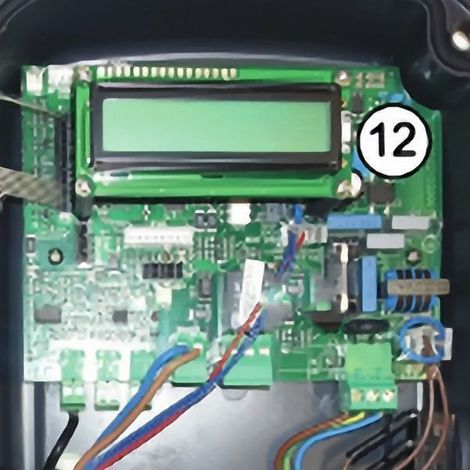Carte électronique ORP avec écran LCD orange – W013032