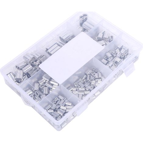 Ensemble de 315 manchons en aluminium à double enroulement de haute qualité pour tuyaux en aluminium (1/4)