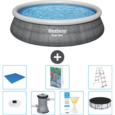 Bestway Piscina Bestway Fast Set Redonda - 457x107 cm - 8-piezas S422 (1/5)
