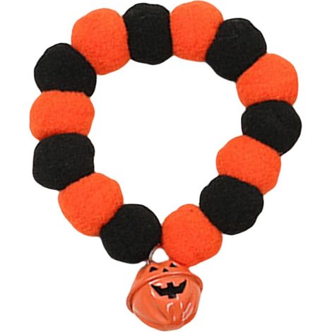 Collier ras du cou für Hunde mit Pompons, Collier d'Halloween für Tiere der Gesellschaft, Fournitures de fête (1/4)