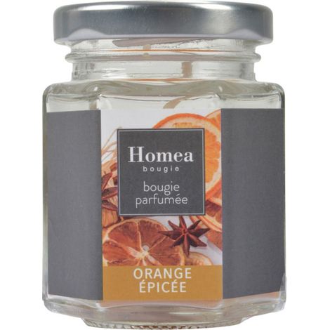 Bougie Verrine Parfumée "Essentiel II" 7cm Orange Epicée (1/3)