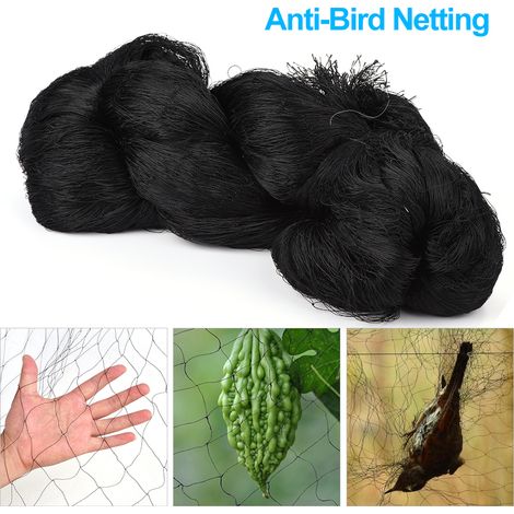 Filet Anti-Oiseaux 50x100FT, Protection Jardin Arbres Fruitiers, Maillage Fin Écureuils, Grillage Résistant Verger, Filet de Protection Cultures (1/5)