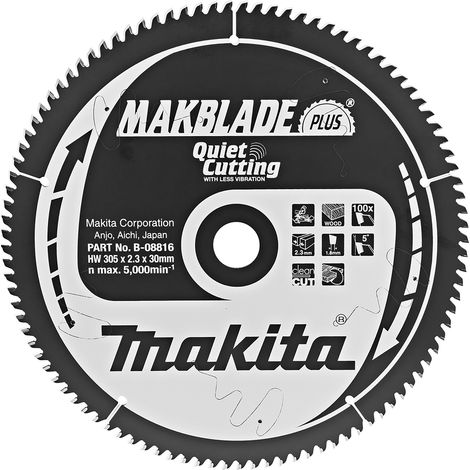 Makita Kreissägeblatt, MAKBLADE PLUS 305 x 30 mm • 100 Zähne