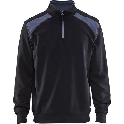 Sweat de travail bicolore BLAKLADER 3353 - Noir - S (1/4)