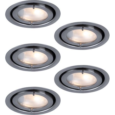 PAULMANN - SET 5 PZ FARETTO INC ORIENT SPAZZOLATO (1/5)