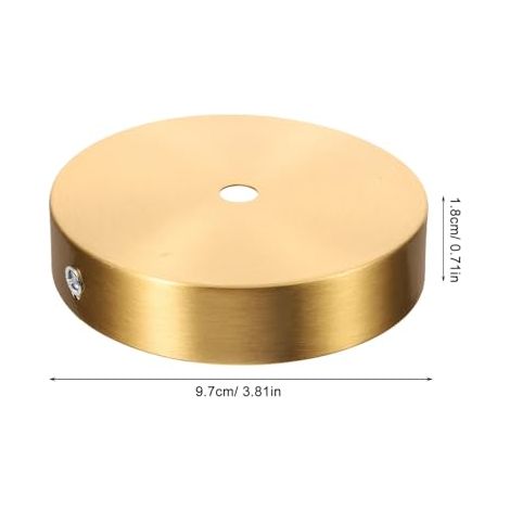 jojofuny Plaque Plafond Pour Luminaire En Cuivre Support Fixation Secure Et Sturdy Pour Suspension Lumineuse DIY Salon Éclairage (1/5)