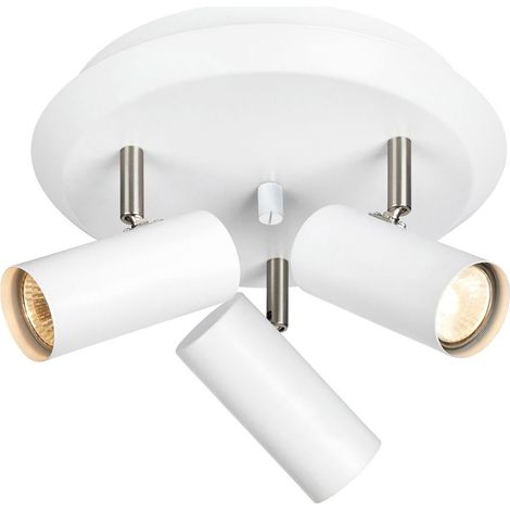 Markslojd BARCELONA - Plafonnier intérieur à 3 ampoules en grappe, blanc, GU10 (1/3)