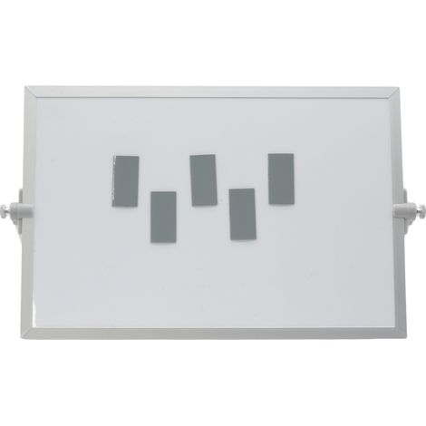 Barre de symboles magnétiques 2x4 cm gris (1/2)