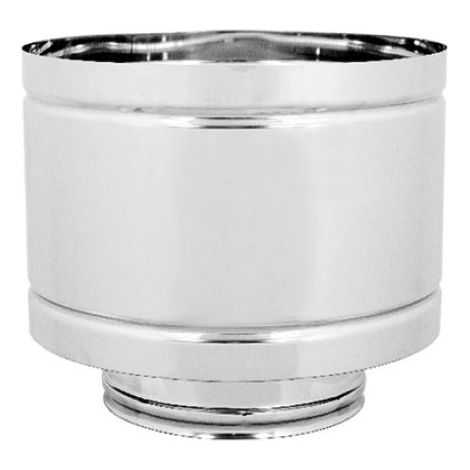 Cordivari - Cappellotto Antivento Inox A Botte Doppia Parete Ø130/80
