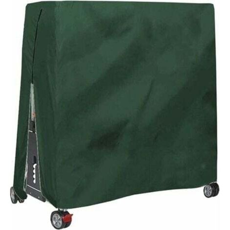Housse pour Table De Ping Pong, Étanche Résistance Au Vent Anti-UV Robuste Tissu Oxford Bâche De Protection Table De Tennis De Table avec Fermeture À Glissière Et Cordon Réglable, (1/4)
