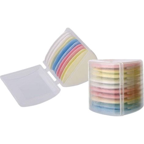 20 Pièces Craie Couture Triangle Craie Marquage Tissu Craies 5 x 5 x 0 virgule 3 cm forme triangulaire faciles utiliser effacer (1/4)