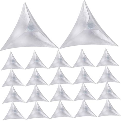 250 protège-coins décoratifs, PVC, triangulaire, pour boîtes (1/5)