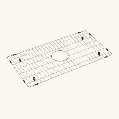 Grille en inox pour évier KATE 1 bac blanc 79x47 – Protège le fond de l'évier – Dimensions 670x354 – Pour évier CEVKA007 – Chambord