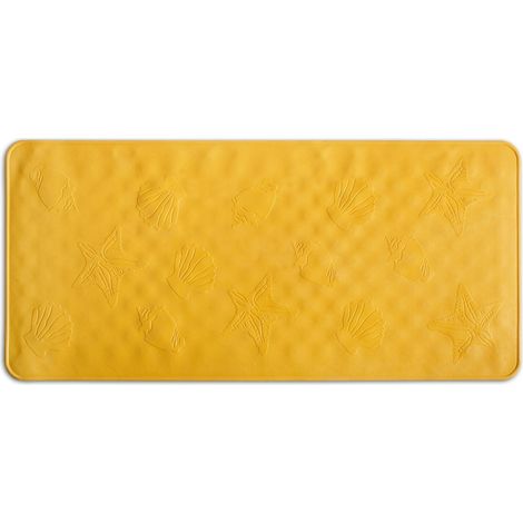 Tapis de bain Frida Jaune 34 x 74 cm