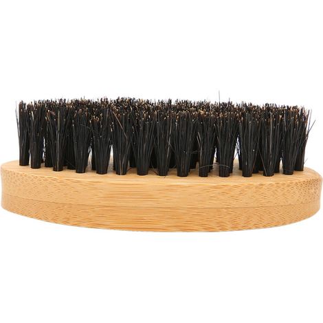 Brush À Barbe - Poils Synthétiques Imitation Soie De Porc - Poignée En Bois Naturel - Pour Nettoyage Exfoliation Et Hydratation De La Peau Sous La Barbe - 1 Pièce (1/5)