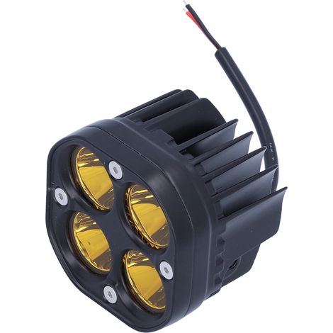 Projecteur LED 40W 4x3 pouces 4000LM Faisceau Spot IP67 Étanche Universel Auto Camion Moto Jaune 3500K (1/5)