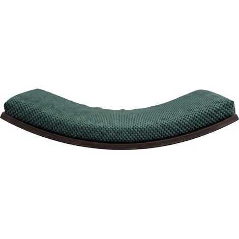 Estantería de madera para gatos, arco de 60 cm, color verde botella. (1/5)