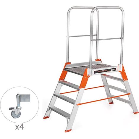 Plateforme 2x8 marches - Hauteur max. de travail 3.68m - 97308R