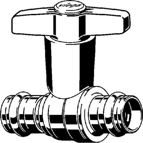 VIEGA 746605 Robinet à boisseau sphérique avec SC Easytop 2275CO (1/3)