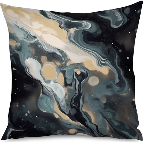 Housse de Coussin Déco Marbre Style Moderne (1/5)