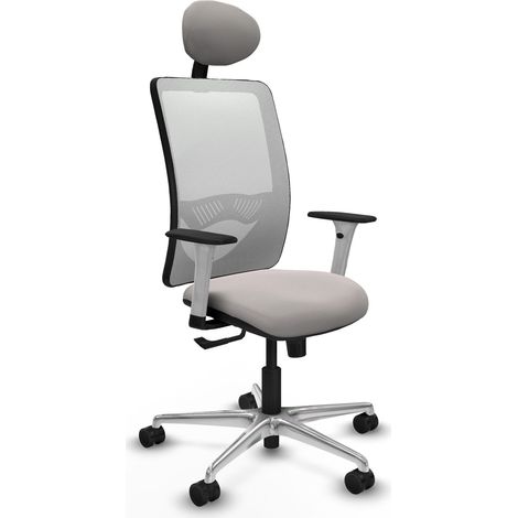 Bürostuhl piqueras y crespo Zulema weiß dichte Schaumstoff (1/2)