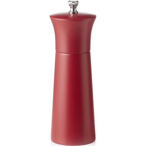 Moulin a sel en Bois rouge H 150 mm Ø 56 mm - Was Germany