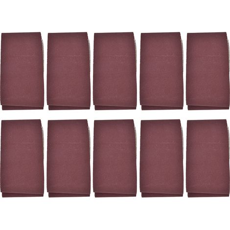 Ortviai Bande Abrasive pour Ponceuse à Bande – 915 x 100 mm, Grains 40 à 180, Oxyde d’Aluminium, 10 pièces (1/5)