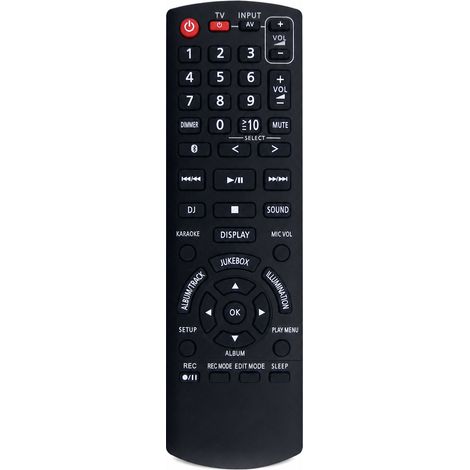 Télécommande Compatible avec Panasonic DVD/TV, Modèle N2QAYB001198 (1/5)