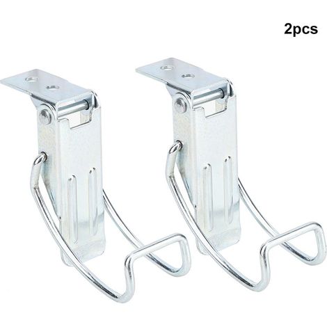 Boucle de porte en acier inoxydable, 2 pièces, loquet de tirage pour aspirateur, fixation à bascule (1/5)