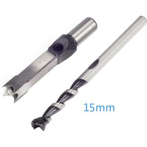 Herramienta de perforación cuadrada de 6-20 mm, escariador, barrena cuadrada, cincel para mortajar, herramienta de bricolaje para carpintería. (1/5)